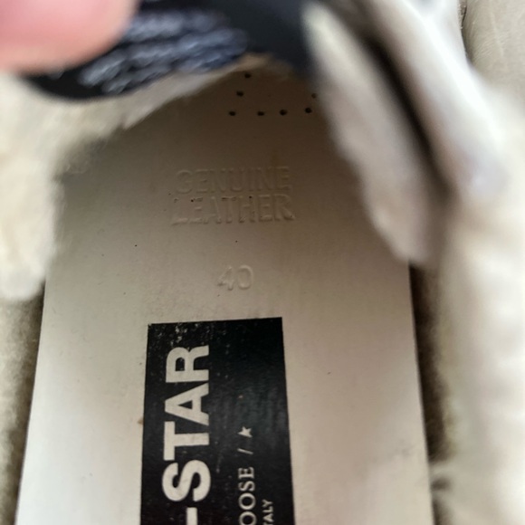 Golden Goose White and Brown Sneakers - Picture 4 of 4